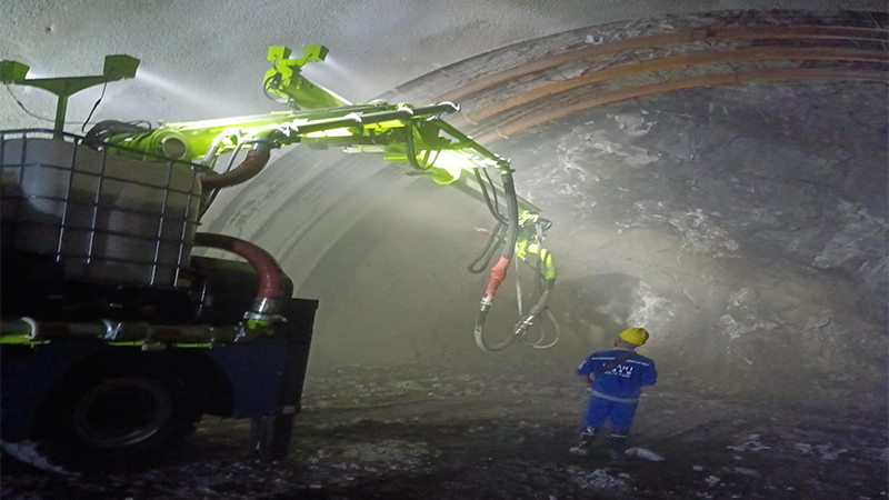 隧道襯砌專用的濕噴機(jī)械手在施工技術(shù)優(yōu)勢(圖1)